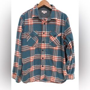 Wallace & Barnes flannel plaid shirt
